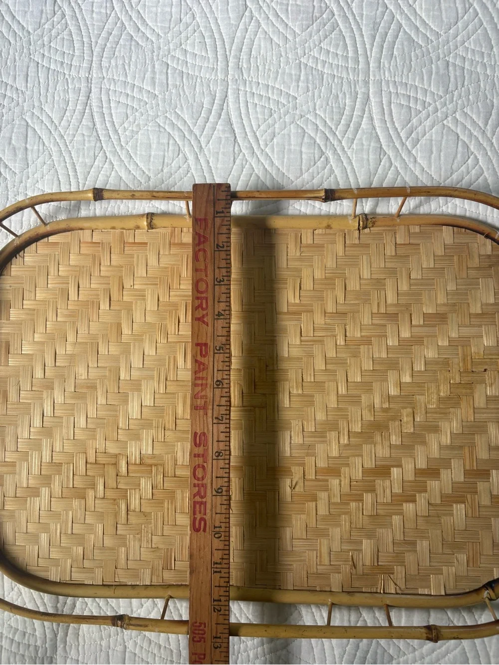Pier One Bamboo Rattan Serving Tray